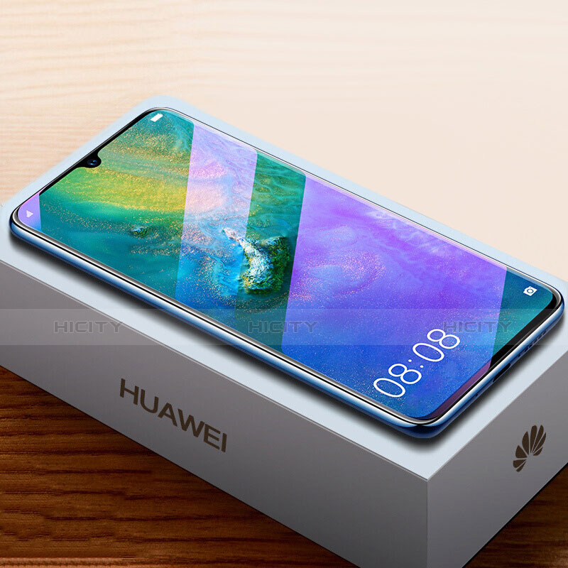 Huawei Mate 20 X用強化ガラス フル液晶保護フィルム アンチグレア ブルーライト ファーウェイ ブラック