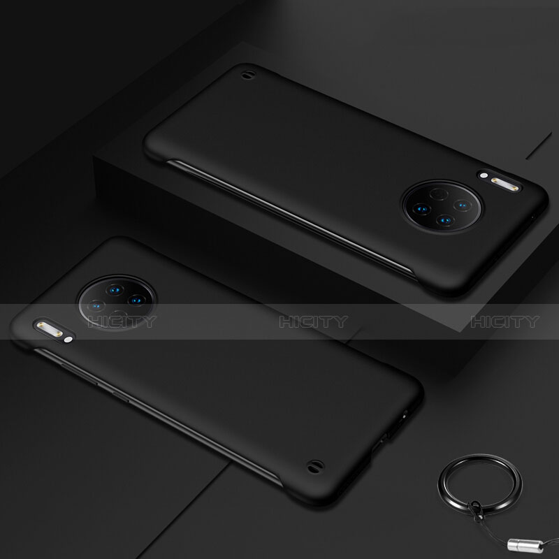 Huawei Mate 30 5G用ハードケース プラスチック 質感もマット カバー P02 ファーウェイ ブラック