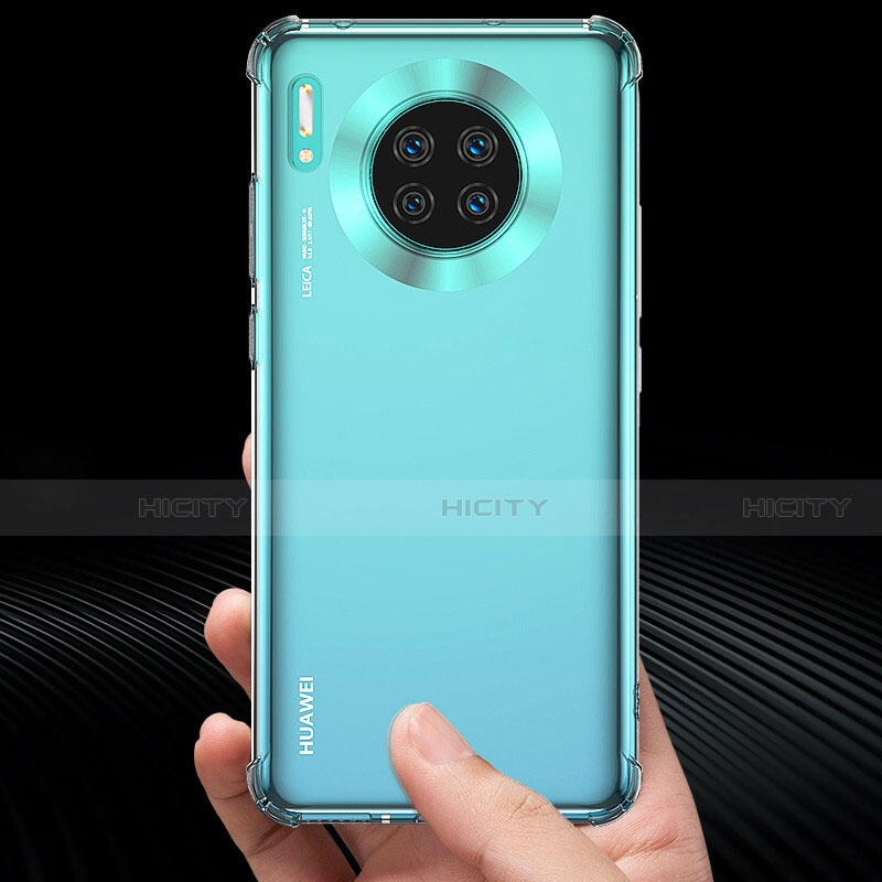 Huawei Mate 30 5G用極薄ソフトケース シリコンケース 耐衝撃 全面保護 クリア透明 K03 ファーウェイ クリア