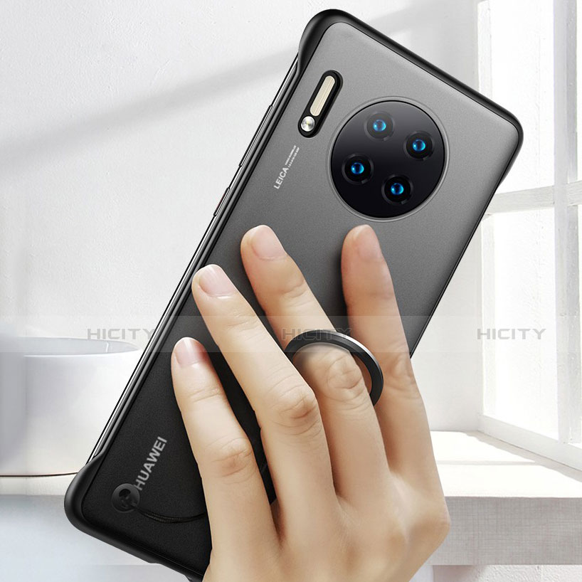 Huawei Mate 30 5G用極薄ケース クリア透明 プラスチック 質感もマット カバー ファーウェイ 