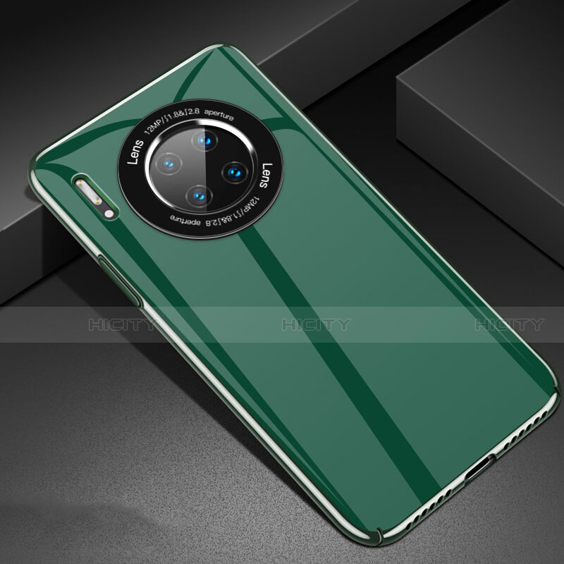 Huawei Mate 30用ハードケース プラスチック 質感もマット カバー P01 ファーウェイ グリーン