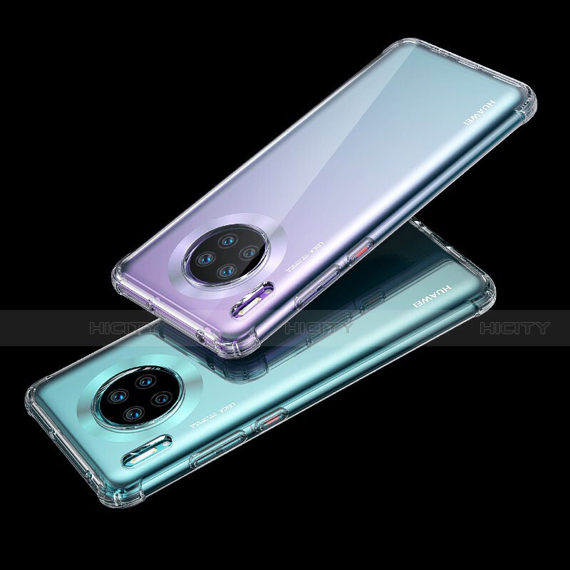 Huawei Mate 30用極薄ソフトケース シリコンケース 耐衝撃 全面保護 クリア透明 K03 ファーウェイ クリア