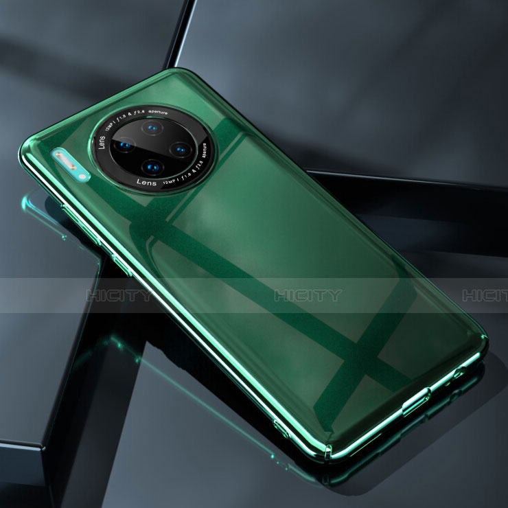 Huawei Mate 30用ハードケース プラスチック 質感もマット カバー P05 ファーウェイ グリーン