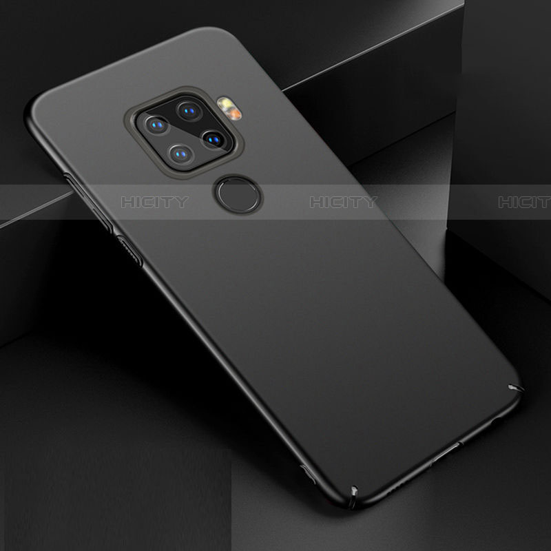 Huawei Mate 30 Lite用ハードケース プラスチック 質感もマット カバー M01 ファーウェイ ブラック