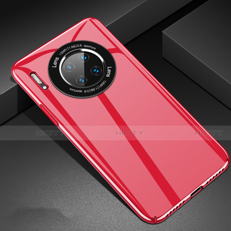 Huawei Mate 30 Pro 5G用ハードケース プラスチック 質感もマット カバー P01 ファーウェイ レッド