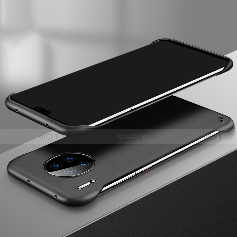 Huawei Mate 30 Pro 5G用ハードケース プラスチック 質感もマット カバー P03 ファーウェイ ブラック