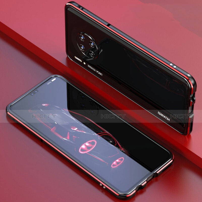 Huawei Mate 30 Pro 5G用ケース 高級感 手触り良い アルミメタル 製の金属製 バンパー カバー ファーウェイ 