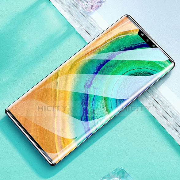 Huawei Mate 30 Pro 5G用強化ガラス フル液晶保護フィルム F04 ファーウェイ ブラック