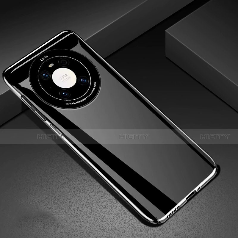 Huawei Mate 40用ハードケース プラスチック 質感もマット カバー P01 ファーウェイ ブラック