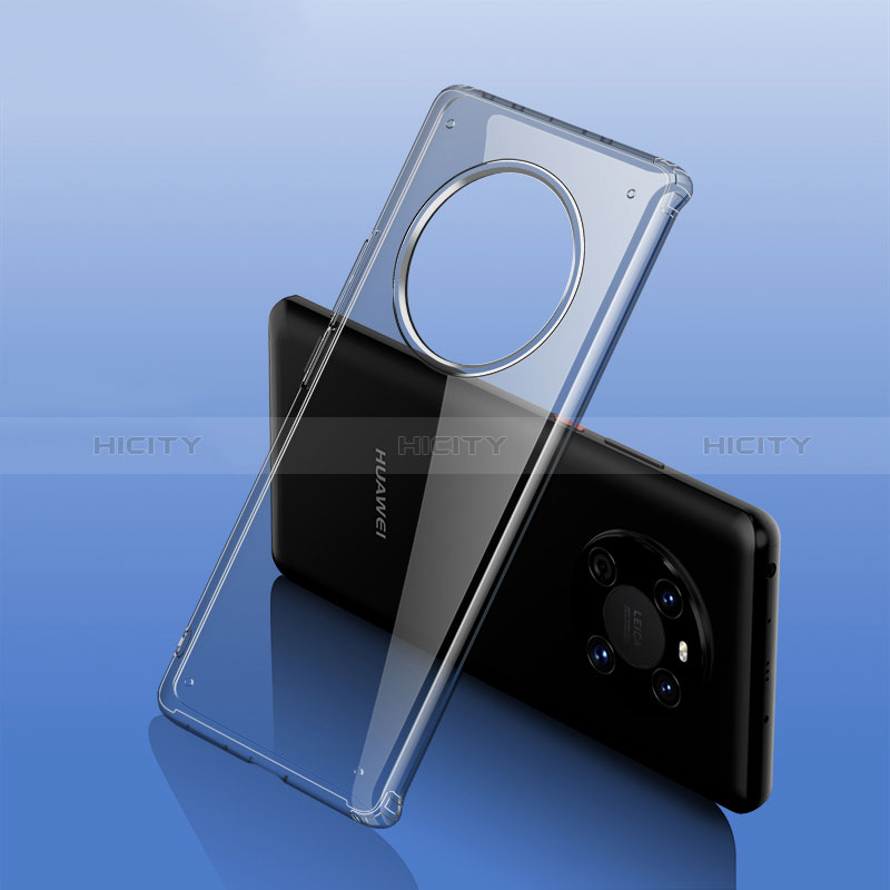 Huawei Mate 40用ハイブリットバンパーケース 透明 プラスチック カバー W01L ファーウェイ 