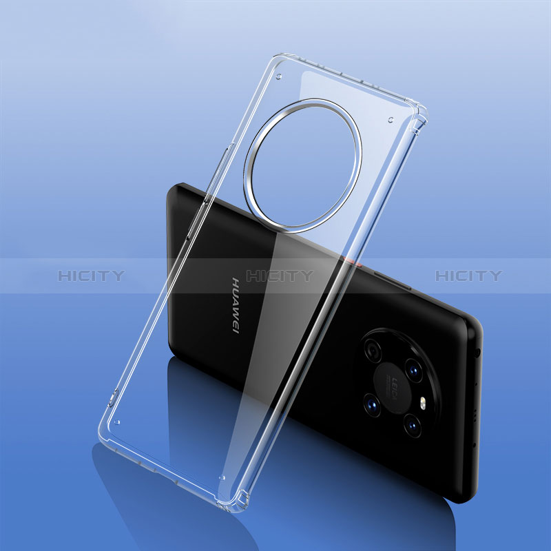 Huawei Mate 40用ハイブリットバンパーケース 透明 プラスチック カバー W01L ファーウェイ 