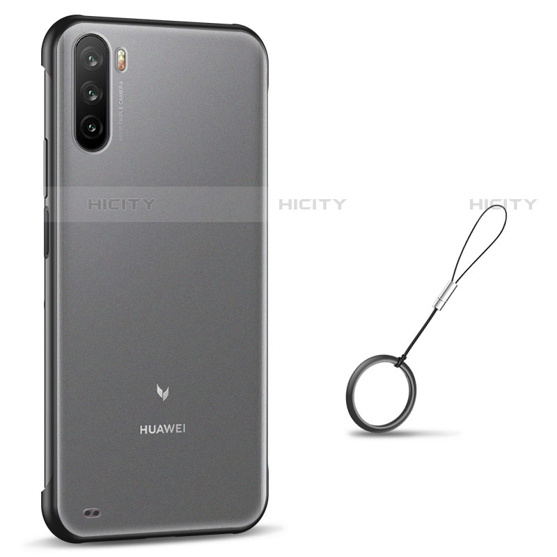 Huawei Mate 40 Lite 5G用ハードカバー クリスタル クリア透明 H02 ファーウェイ ブラック