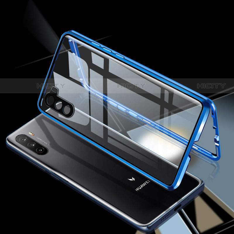 Huawei Mate 40 Lite 5G用ケース 高級感 手触り良い アルミメタル 製の金属製 360度 フルカバーバンパー 鏡面 カバー M03 ファーウェイ 
