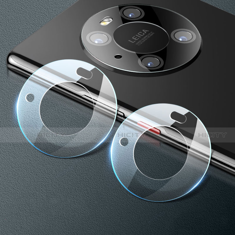Huawei Mate 40 Pro用強化ガラス カメラプロテクター カメラレンズ 保護ガラスフイルム C01 ファーウェイ クリア