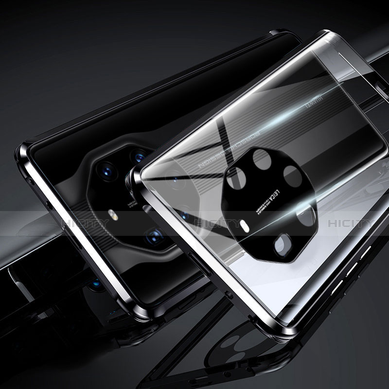 Huawei Mate 40 RS用ケース 高級感 手触り良い アルミメタル 製の金属製 360度 フルカバーバンパー 鏡面 カバー T01 ファーウェイ 