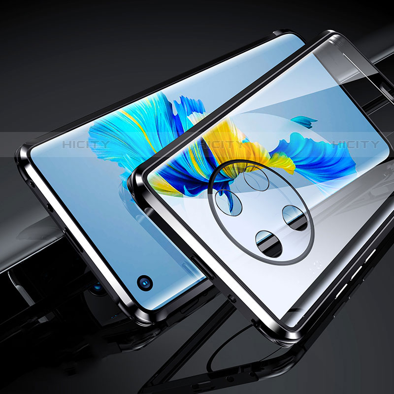Huawei Mate 40E 4G用ケース 高級感 手触り良い アルミメタル 製の金属製 360度 フルカバーバンパー 鏡面 カバー ファーウェイ 