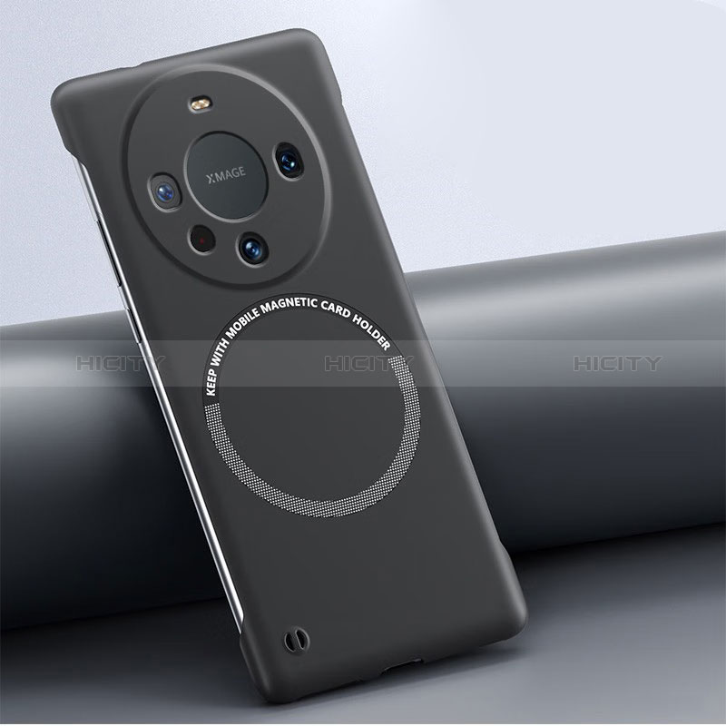 Huawei Mate 60用ハードケース プラスチック 質感もマット フレームレス カバー Mag-Safe 磁気 Magnetic ファーウェイ 