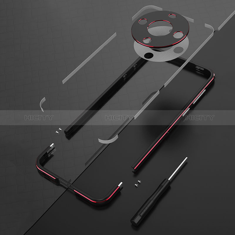 Huawei Mate 60 Pro用ケース 高級感 手触り良い アルミメタル 製の金属製 バンパー カバー JZ4 ファーウェイ 