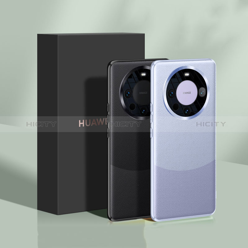 Huawei Mate 60 Pro用ケース 高級感 手触り良いレザー柄 QK5 ファーウェイ 