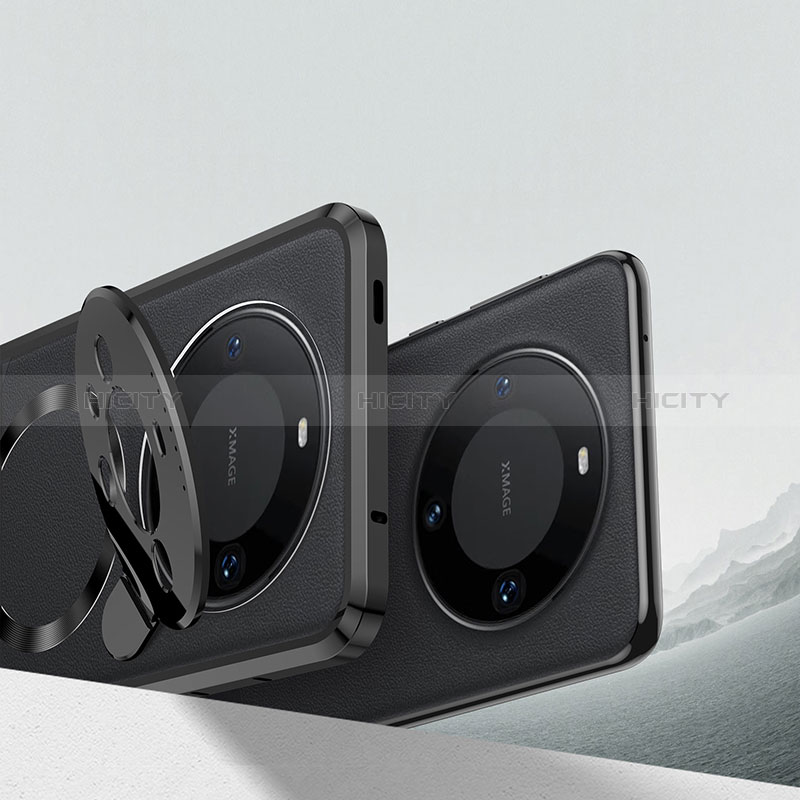 Huawei Mate 60 Pro+ Plus用ケース 高級感 手触り良い メタル兼プラスチック バンパー Mag-Safe 磁気 Magnetic LK2 ファーウェイ 