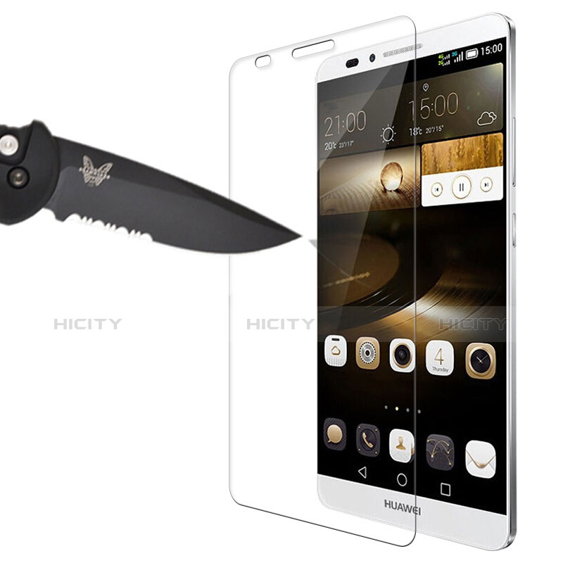 Huawei Mate 7用強化ガラス 液晶保護フィルム T01 ファーウェイ クリア