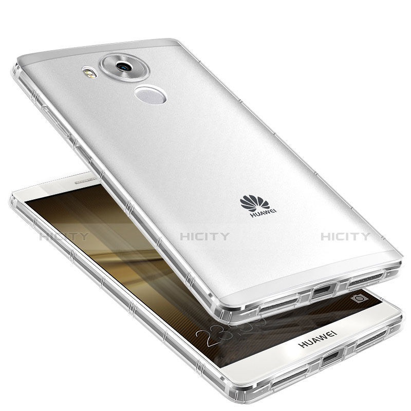 Huawei Mate 8用極薄ソフトケース シリコンケース 耐衝撃 全面保護 クリア透明 H01 ファーウェイ クリア