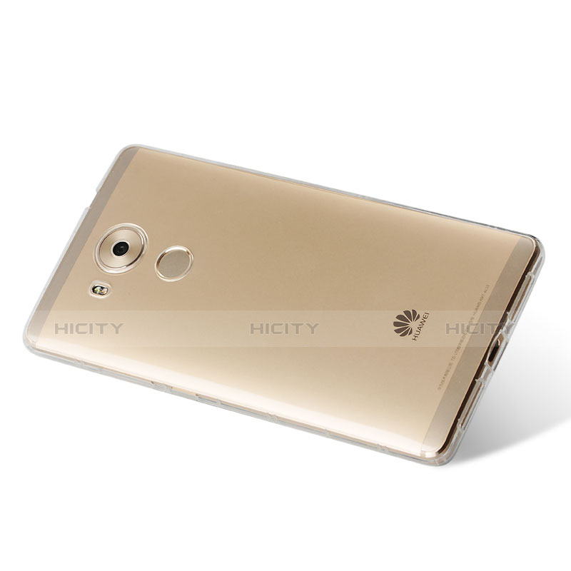 Huawei Mate 8用極薄ソフトケース シリコンケース 耐衝撃 全面保護 クリア透明 T04 ファーウェイ クリア