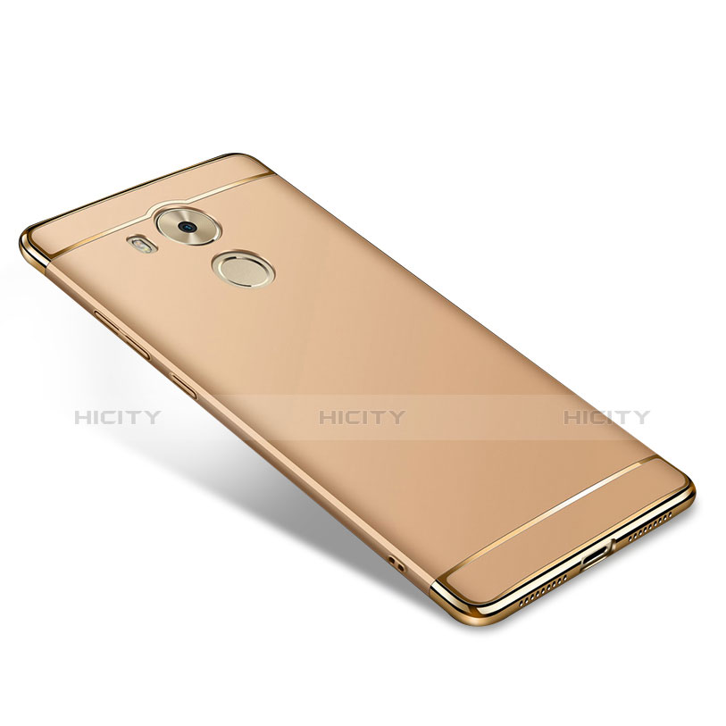 Huawei Mate 8用ケース 高級感 手触り良い メタル兼プラスチック バンパー ファーウェイ ゴールド