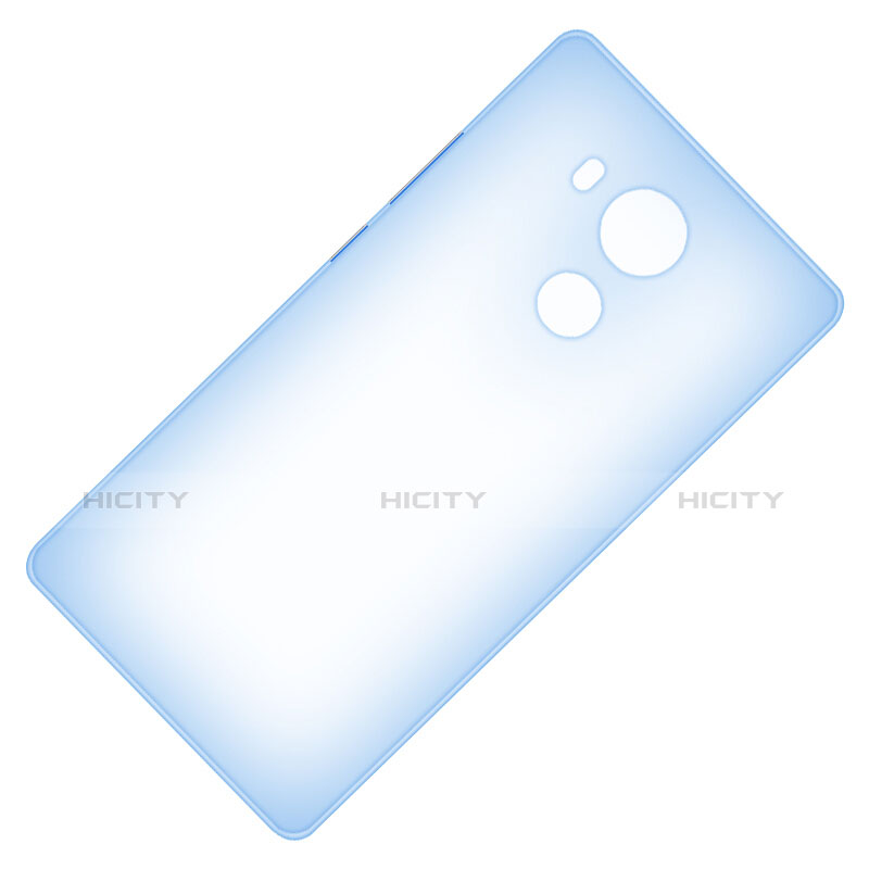 Huawei Mate 8用極薄ケース クリア透明 プラスチック ファーウェイ ネイビー
