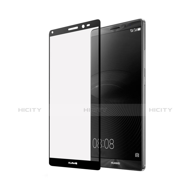 Huawei Mate 8用強化ガラス フル液晶保護フィルム ファーウェイ ブラック