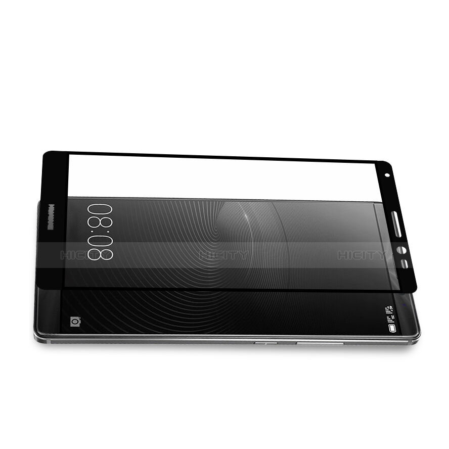 Huawei Mate 8用強化ガラス フル液晶保護フィルム ファーウェイ ブラック