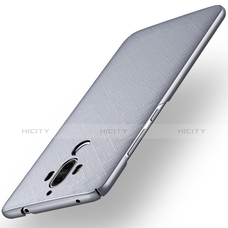 Huawei Mate 9用ハードケース プラスチック 質感もマット ツイル カバー ファーウェイ シルバー