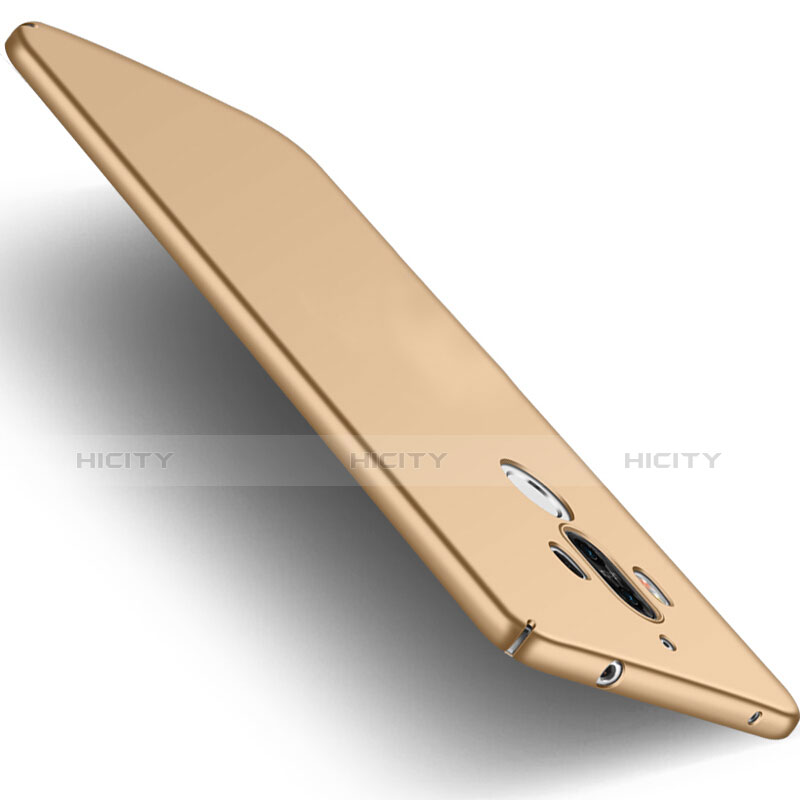Huawei Mate 9用ハードケース プラスチック 質感もマット ファーウェイ ゴールド