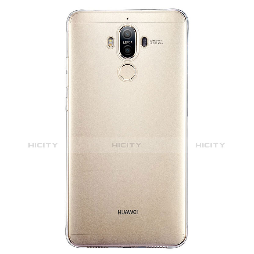 Huawei Mate 9用極薄ソフトケース シリコンケース 耐衝撃 全面保護 クリア透明 T04 ファーウェイ クリア