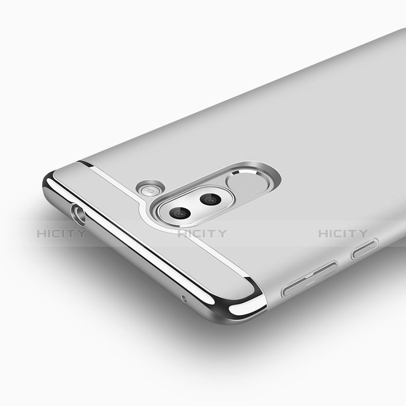 Huawei Mate 9 Lite用ケース 高級感 手触り良い アルミメタル 製の金属製 ファーウェイ シルバー