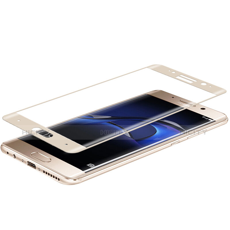 Huawei Mate 9 Pro用強化ガラス フル液晶保護フィルム F03 ファーウェイ ゴールド