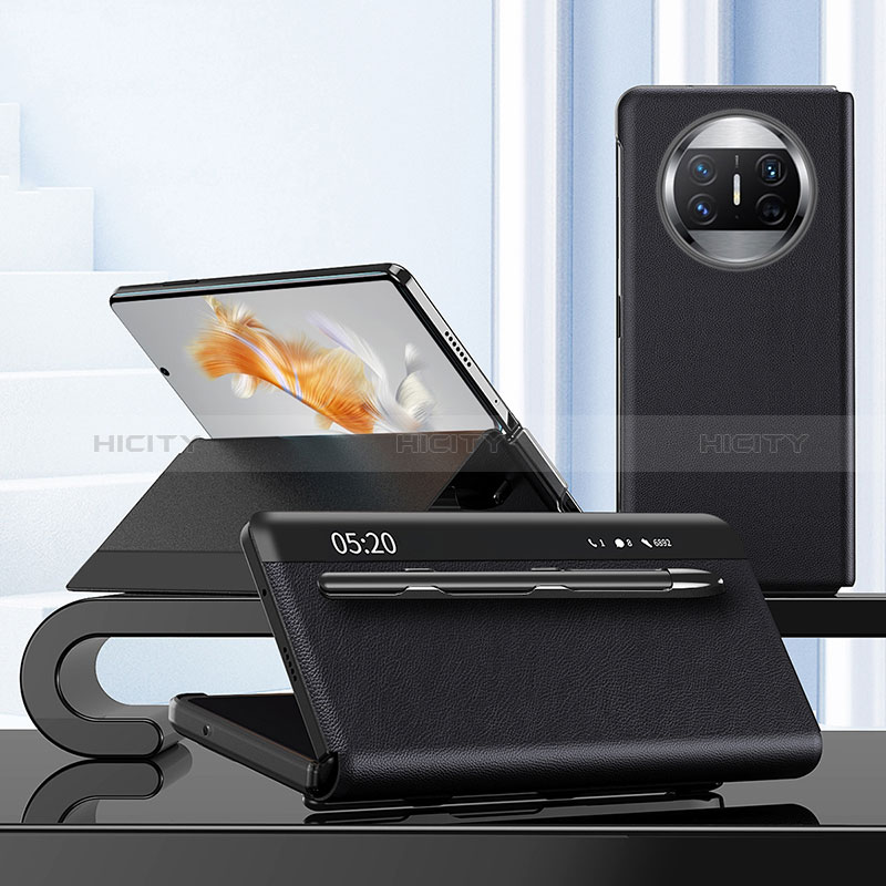 Huawei Mate X3用手帳型 レザーケース スタンド カバー ZL4 ファーウェイ 