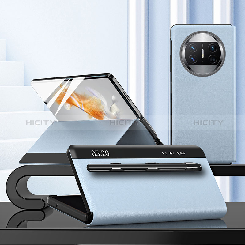 Huawei Mate X3用手帳型 レザーケース スタンド カバー ZL5 ファーウェイ 