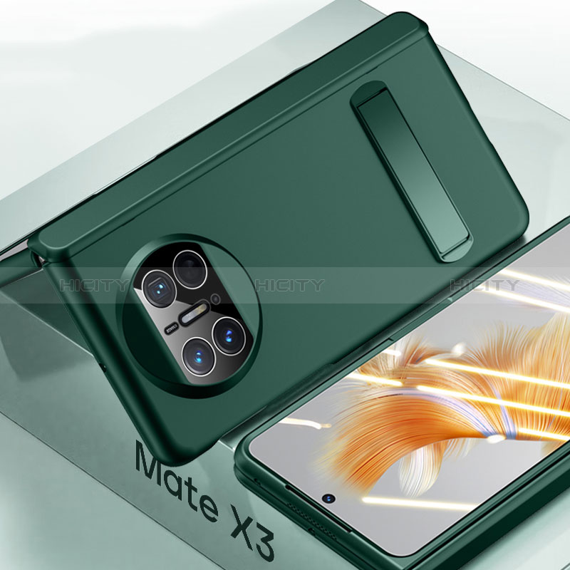 Huawei Mate X3用ハードケース プラスチック 質感もマット カバー スタンド QK1 ファーウェイ 