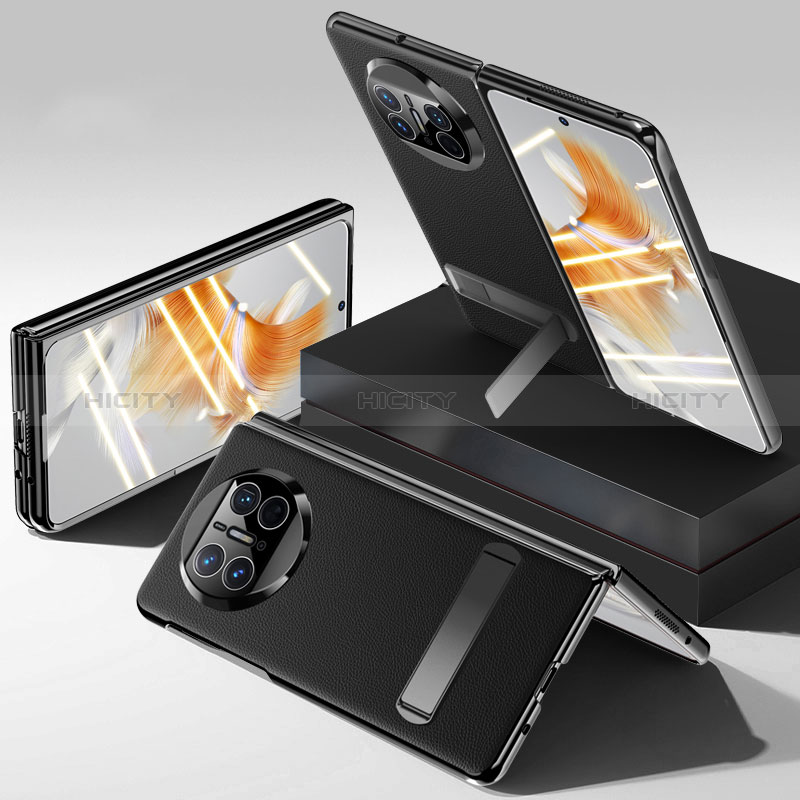 Huawei Mate X3用ハードケース プラスチック 質感もマット カバー スタンド QK2 ファーウェイ 