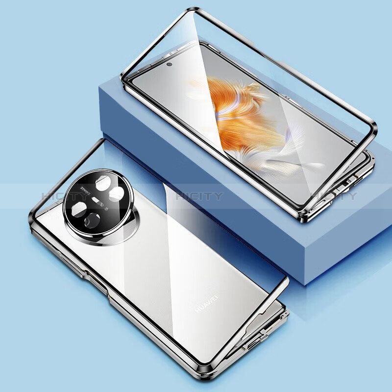 Huawei Mate X3用ケース 高級感 手触り良い アルミメタル 製の金属製 360度 フルカバーバンパー 鏡面 カバー P01 ファーウェイ 