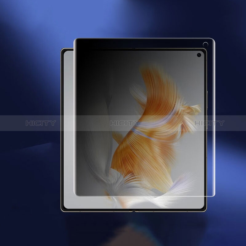 Huawei Mate X3用高光沢 液晶保護フィルム フルカバレッジ画面 反スパイ ファーウェイ クリア