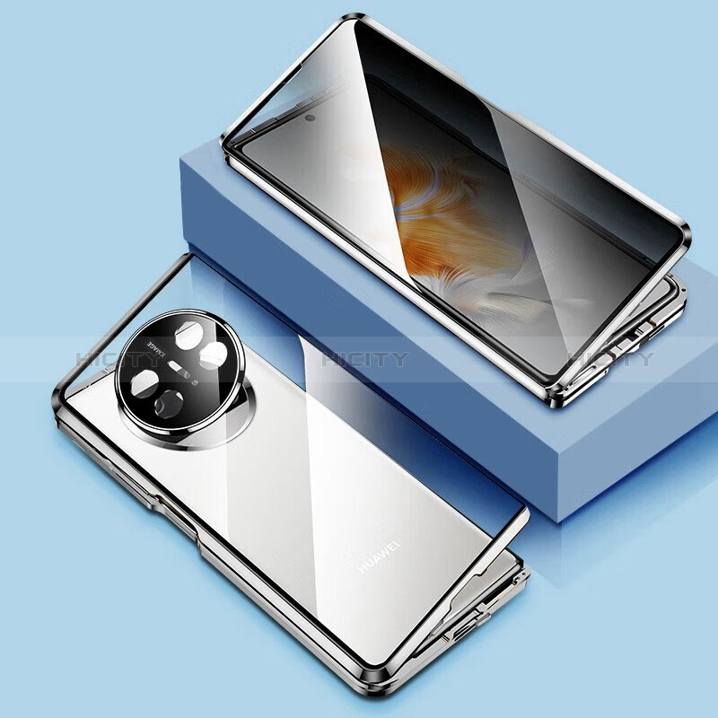 Huawei Mate X5用ケース 高級感 手触り良い アルミメタル 製の金属製 360度 フルカバーバンパー 鏡面 カバー P03 ファーウェイ 