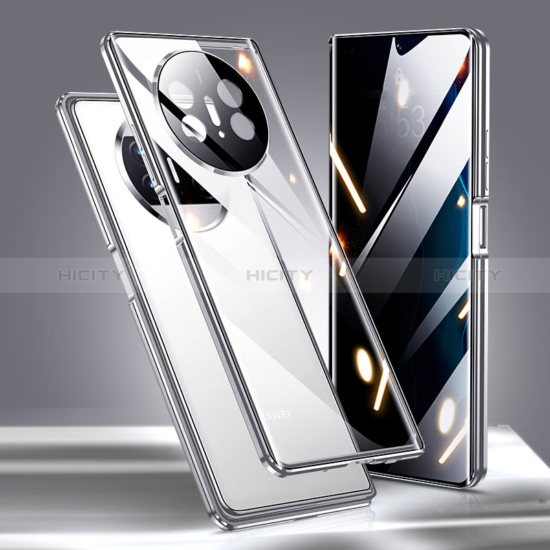 Huawei Mate X5用ケース 高級感 手触り良い アルミメタル 製の金属製 360度 フルカバーバンパー 鏡面 カバー P02 ファーウェイ 