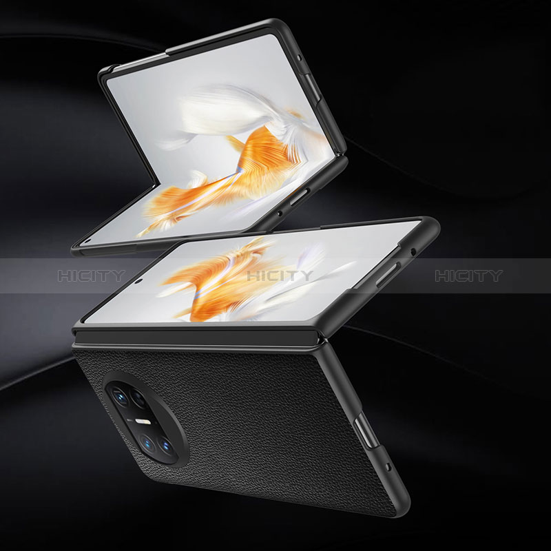Huawei Mate X5用ハイブリットバンパーケース 高級感 手触り良いレザー柄 兼プラスチック GS2 ファーウェイ 