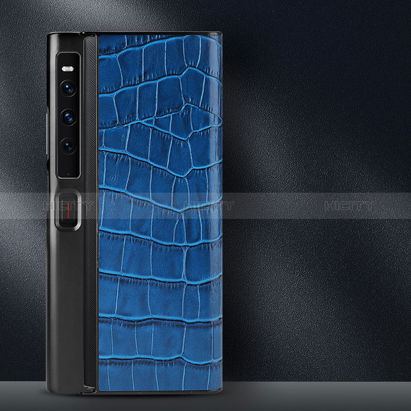 Huawei Mate Xs 2用ハイブリットバンパーケース 高級感 手触り良いレザー柄 兼プラスチック DL2 ファーウェイ 