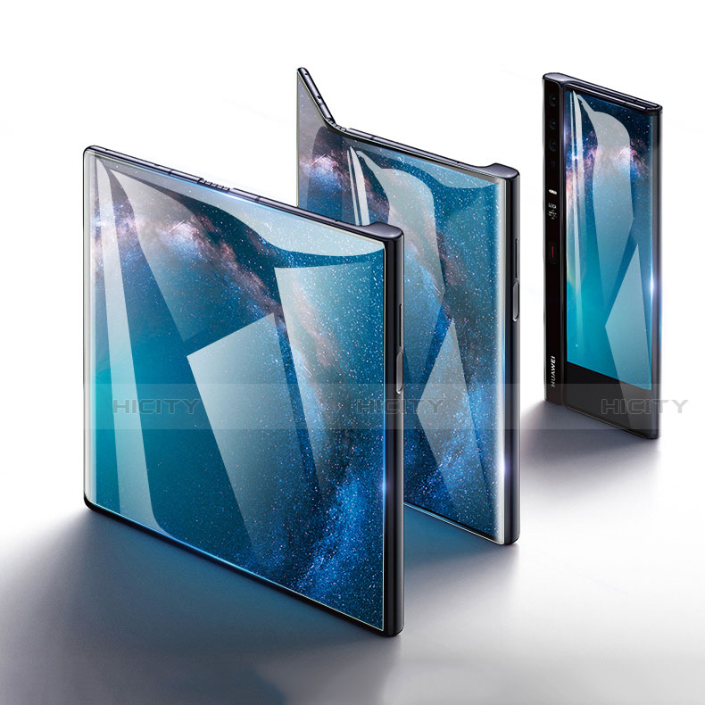 Huawei Mate Xs 5G用高光沢 液晶保護フィルム フルカバレッジ画面 F01 ファーウェイ クリア