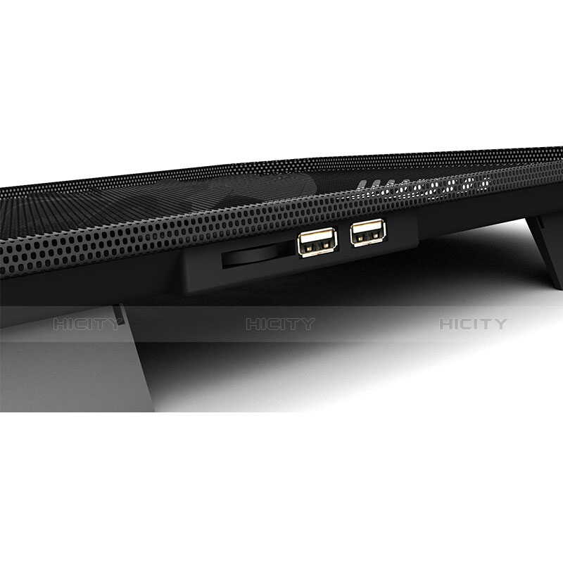 Huawei MateBook 13 (2020)用ノートブックホルダー クーラー 冷却パッド ファン ラップトップスタンド 9インチ〜16インチ M19 ファーウェイ ブラック