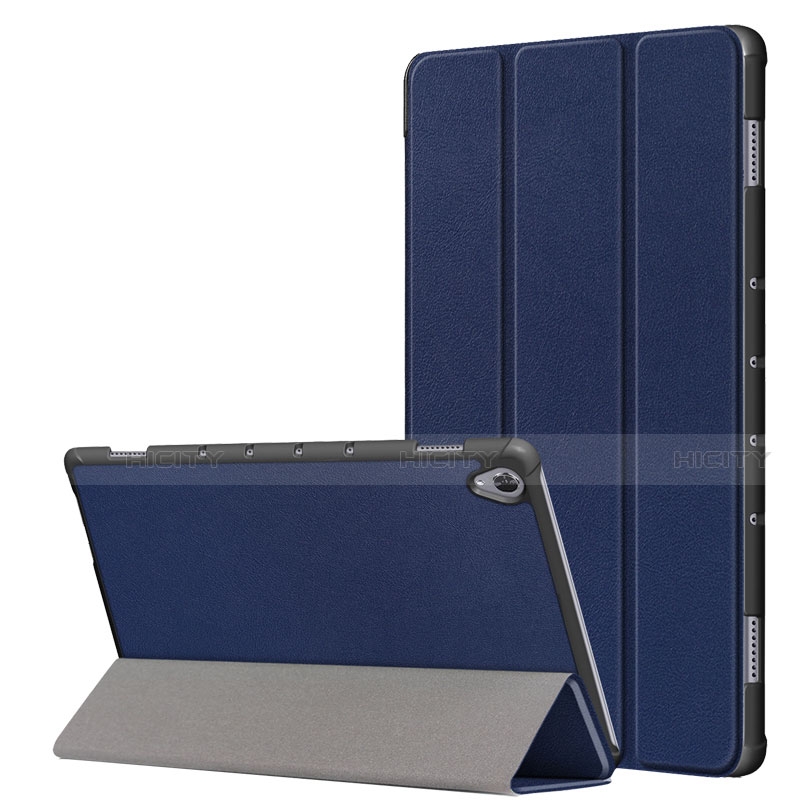 Huawei MatePad 10.8用手帳型 レザーケース スタンド カバー L05 ファーウェイ ネイビー