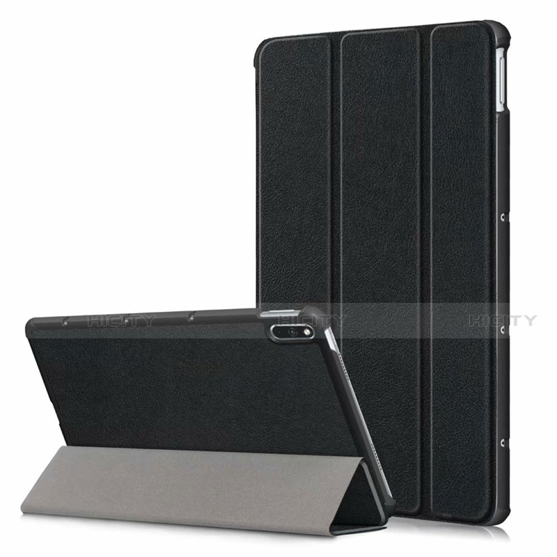Huawei MatePad 5G 10.4用手帳型 レザーケース スタンド カバー L06 ファーウェイ ブラック